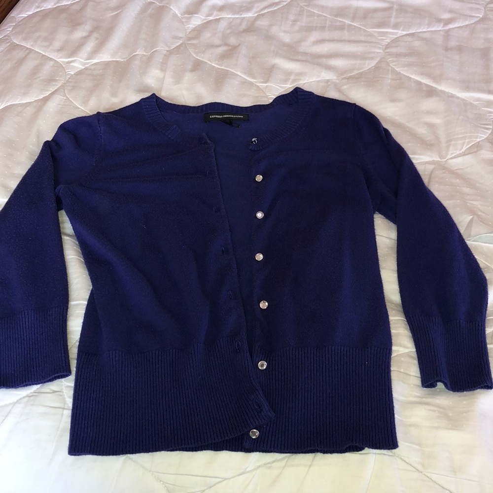 Express cardigan Royal Blue